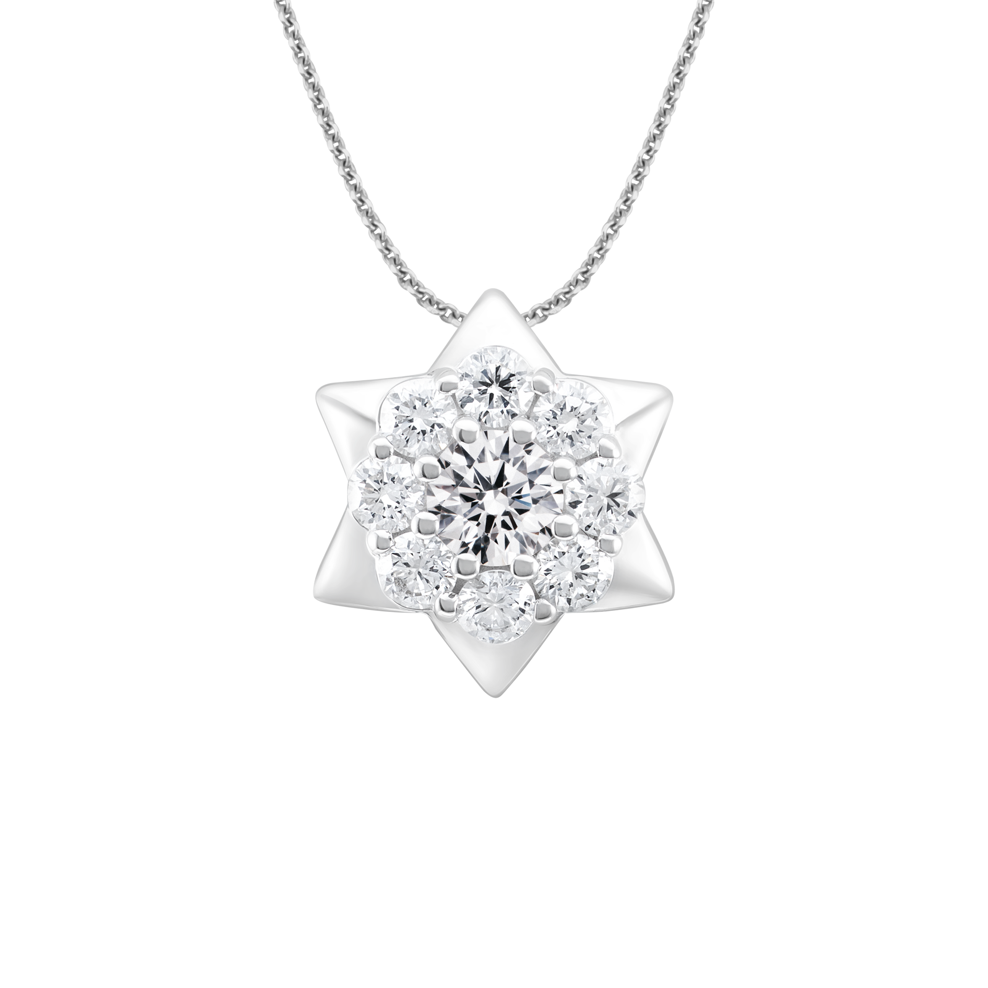 Mặt dây chuyền Vàng Trắng Ý 18K W001259